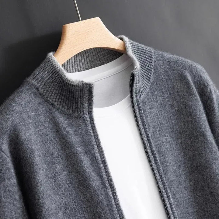 Veste zippée en cachemire DONACCI