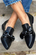 Orla™ - Ballerines noires avec nœud