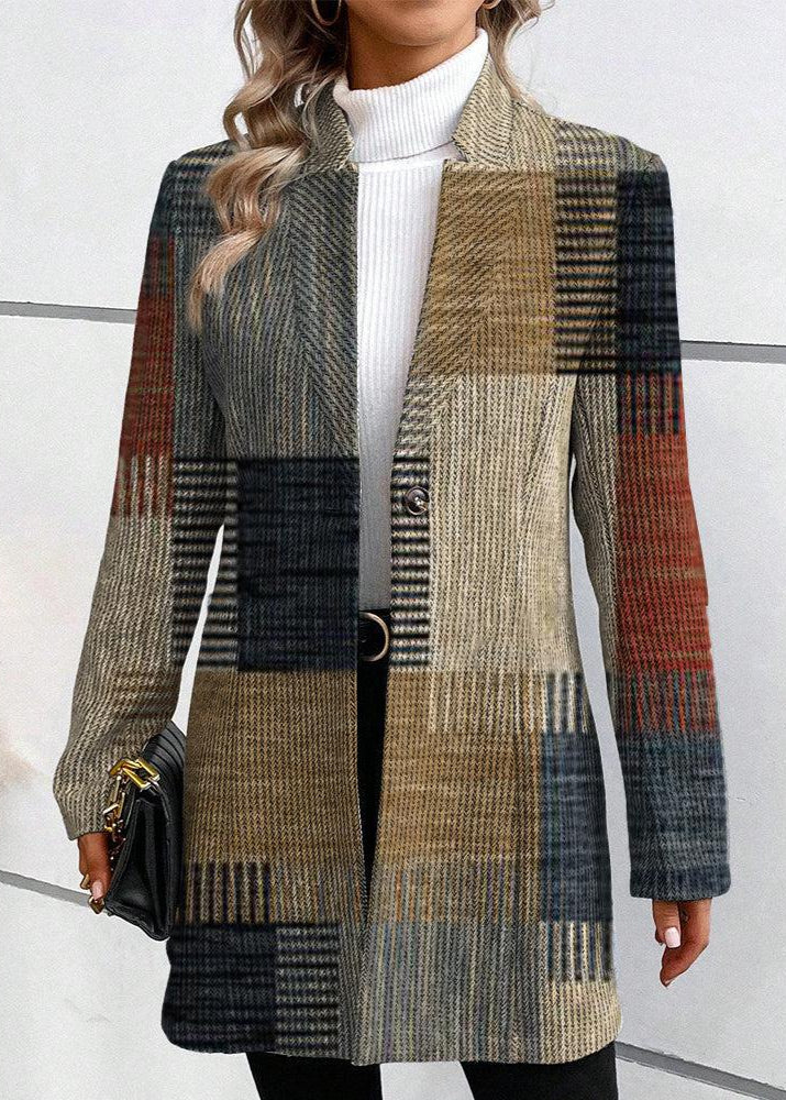 Jill – Elegant mønstret blazer