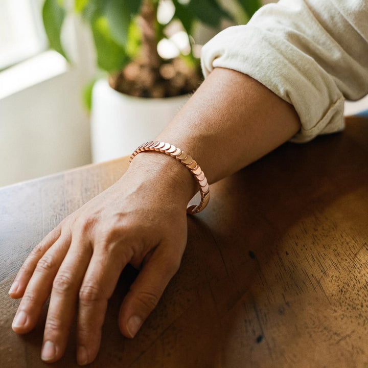 Bracelet en cuivre de la marée – Aveloire Paris
