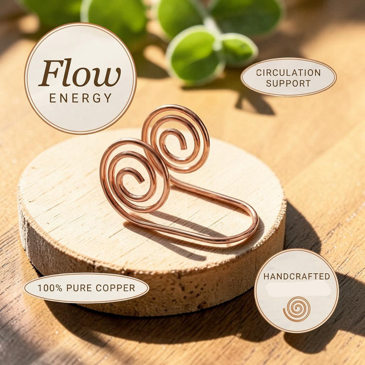Bracelet en cuivre à spirale – Aveloire Paris