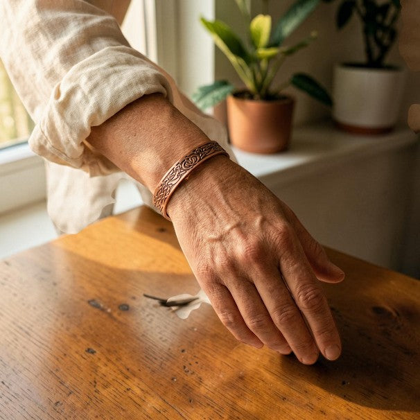 Bracelet en Cuivre Mousse – Aveloire Paris