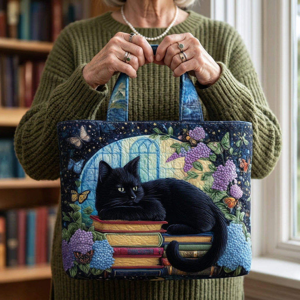 Sac à bandoulière noir fait main