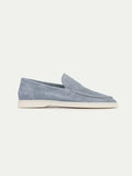Mocassin en daim classique Bleu bébé
