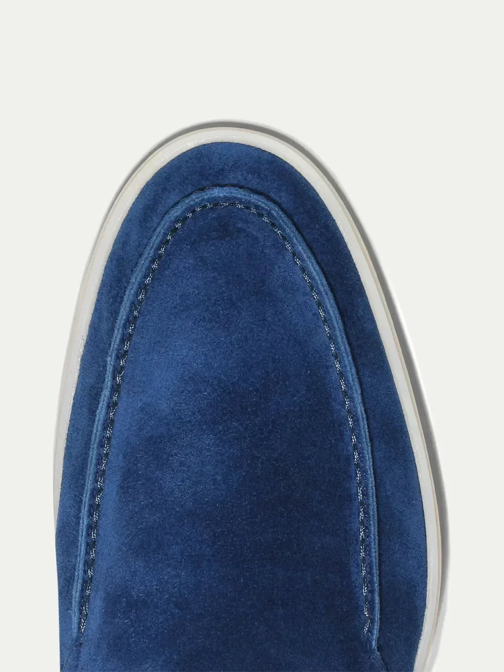 Mocassin en daim classique Bleu Baie