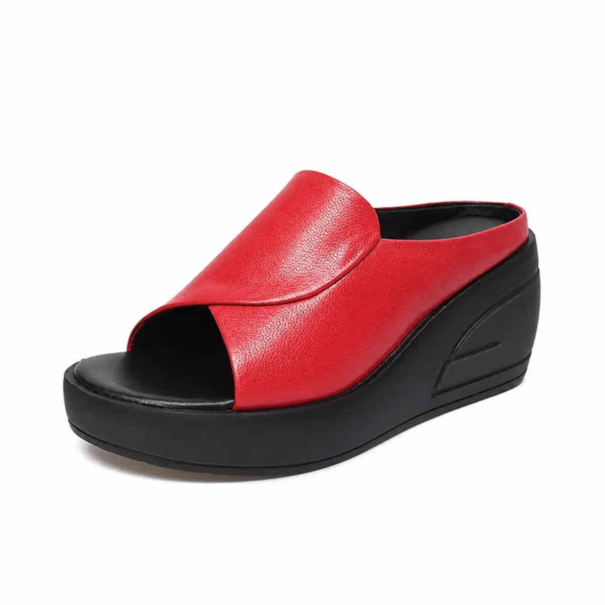 Eliza | Sandales orthopédiques à talon compensé à enfiler