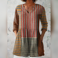 Cordelia | Blouse longue avec décolleté en V