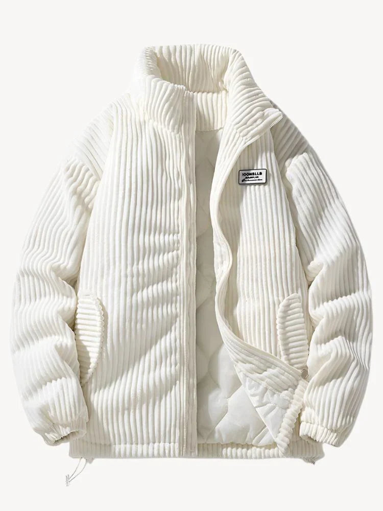Dame Cord Puffer Jakke