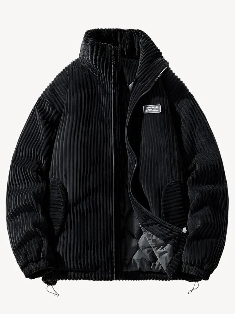 Dame Cord Puffer Jakke